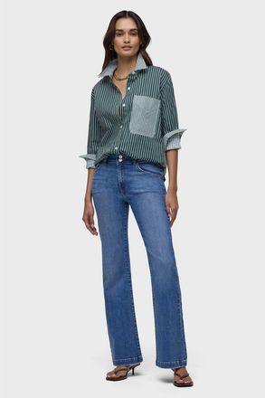 Hudson Dana Flap Pocket Flare in Tranquil at Nordstrom, Size 31