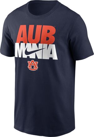 Nike Auburn Campus Local Madness Nike Mens College T-Shirt in Blue | N19941SAUN-U4C
