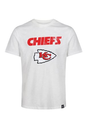 Recovered Clothing Kansas City Chiefs White NFL Est Ecru T-Shirt