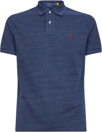 Polo Ralph Lauren T-shirts en polos - Heren - Polos - Blauw - S - Katoen - Tops