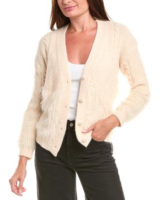 Rain + Rose Fuzzy Cardigan