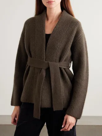 FANSU Femme élégant Manche Longue Cardigan, Automne Hiver Mode Chaud Soft Chandail Casual Manteau Blouson Gilet