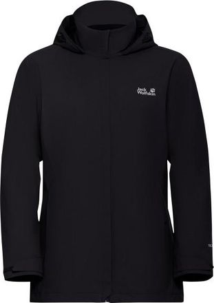Jack Wolfskin Trailtime 2L Jacket Regenjacke für Damen | schwarz