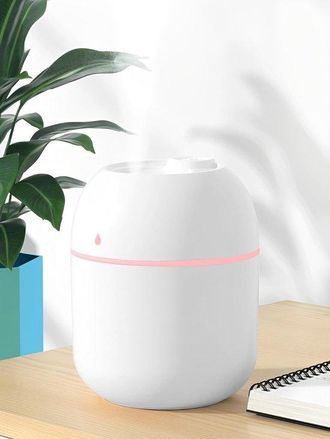 No Brand Mini Humidificador De Escritorio De 220 Ml Con Vapor Fr&iacute;o, Alimentado Por Usb, Con Luz Nocturna Suave, Ideal Para Coches, Dormitorios Y Oficinas