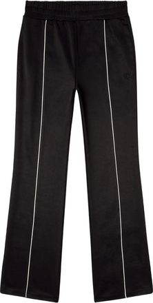 Diesel P-Lockingin-Od stripe-detail track pants - women - Polyester/Cotton - M - Black