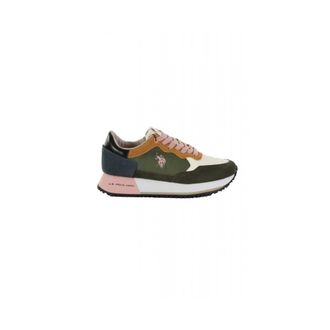 U.S.Polo Association U.s. Polo Assn., Schoenen, Dames, Veelkleurig, 39 EU, Leer, Cleef 004C Sneaker