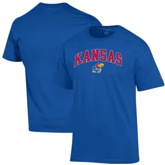 Champion Mens Champion Royal Kansas Jayhawks Arch Over Logo T-Shirt at Nordstrom, Size X-Large