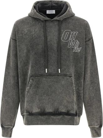 Off-white Heren, Sweatshirts & Hoodies, Grijs, Maat: XL Katoen