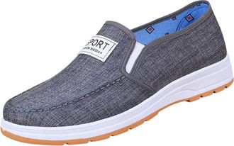 Generic Slip in Trainers Men Fashion All Season Men Casual Shoes Flat Bottom Non Slip Comfortable Round Toe Shallow Mouth Slip On Solid Color Men Sport Shoes 