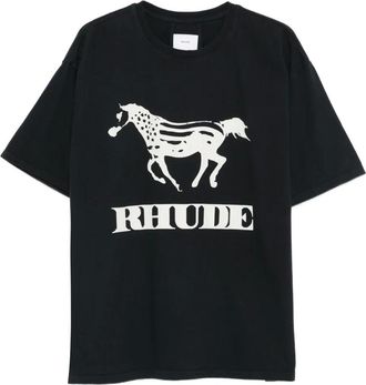 Rhude Dinero T-shirt - Black