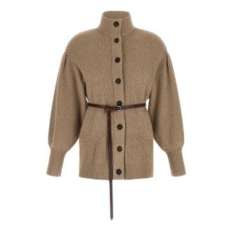 Brunello Cucinelli Truien & Vesten, Dames, Beige, S, Wol, Truien