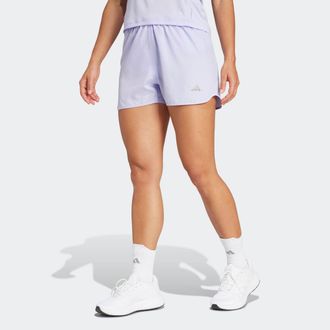 adidas Laufshorts ADIDAS PERFORMANCE RUN IT SHORT, Damen, Gr. L, N-Gr, lila (violet tone), Obermaterial: 100% Polyester, Hosen Laufshorts