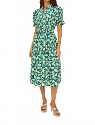 Rails Makayla Midi Dress In Green Mayflower
