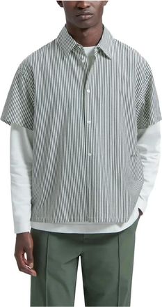 Olaf Hussein Uomo, Magliette, Grigio, M, new