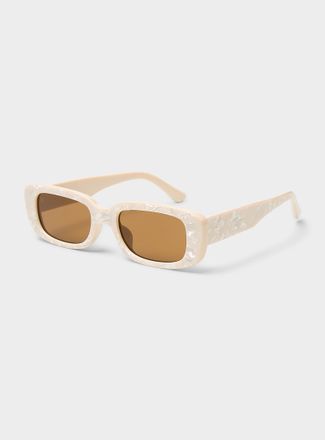 Simons Womens Megan rectangular sunglasses