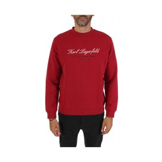 Karl Lagerfeld Hombre, Sudaderas, Rojo, Talla: M