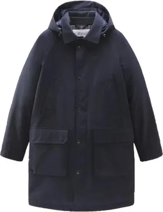 Woolrich Hombre, Abrigos, Azul, Talla: L