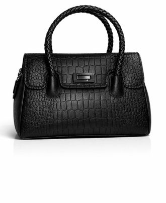 Generic Black Womens Handbag - Elegant Structured Tote Style Bag