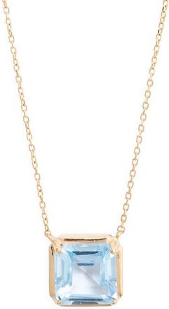 Anzie Cléo Carré Daniela Grande Pendant Necklace in Blue at Nordstrom, Size One Size Oz