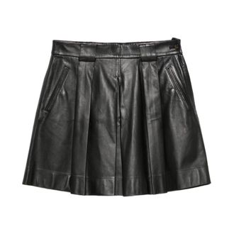 Emporio Armani Black Silk & Nylon Skirt