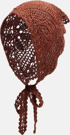 Anna Kosturova Crochet cotton scarf