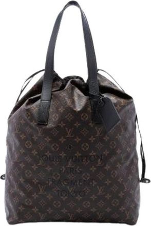 Louis Vuitton Pre-owned Monogram Canvas Tote - Dames - Vintage Shopper - Bruin - ONE Size - Leer - Vintage