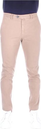 BRIGLIA 1949 Beige Broek met rits en zakken - Heren - Slim Fit Broeken - Beige - 4XL - Katoen - Broeken
