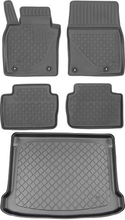 OEM Mazda 3 Iv Hatchback Desde Marzo De 2019. Juego De Alfombrillas Para Coche Y Maletero