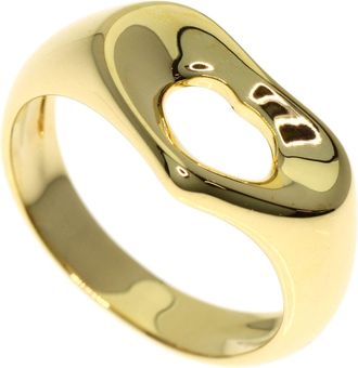 Tiffany & Co. Open Heart Yellow Gold (18K) Band Ring (Pre-Owned)