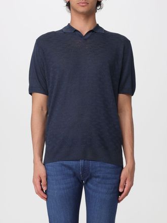 Corneliani Polo in maglia di lino
