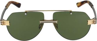 Bottega Veneta Occhiali da sole Bottega Veneta Bv1342 S 003 verde argento oro /13/145