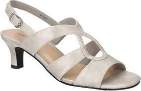Easy Street Zella Slingback Sandal in Silver at Nordstrom Rack, Size 7.5