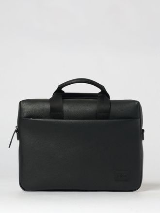 HUGO BOSS Borsa porta laptop in pelle sintetica martellata