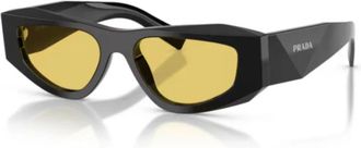 Prada PR B19S Zonnebril - unisex - Zonnebrillen - Zwart - 52 MM - Accessoires