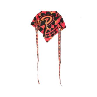 Pucci Silky Scarves, female, Multicolor, Size: ONE SIZE Silk Triangle Scarf