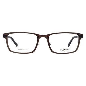 Flexon Demo Rectangular Mens Eyeglasses FLEXON EP8008 020 55