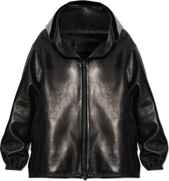 Balenciaga Dames, Jassen, Zwart, Maat: XS Leer