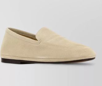 Christophe Lemaire suede finish loafers round toe design