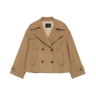 Dondup Peacoat oversize doppiopetto - - Coats - Donna - Marrone - M