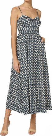 Cleobella Ione Ankle Dress In Biarritz