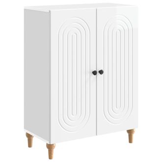 vidaXL Aparador Brillante 66 X 34,5 X 90 Cm Madera De Ingenier&iacute;a Vidaxl