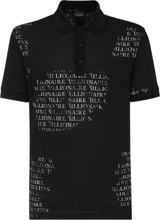 Billionaire Boys Club Polo Shirt SS Logos - Heren - Polos - Zwart - S - Katoen - Tops