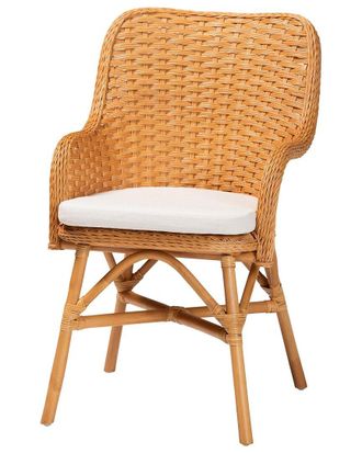 Baxton Studio Celsie Bohemian Rattan Dining Chair