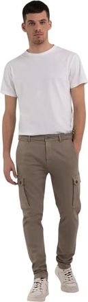 Replay Slim-fit Broeken - Heren - Slim Fit Broeken - Bruin - W36 - Katoen - Broeken