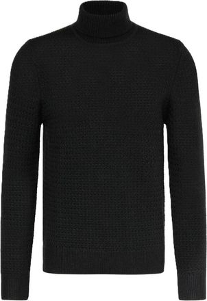 Strellson Hamilton Rollneck Sweater - Heren - Coltruien - Zwart - 2XL - Wol - Truien & Vesten