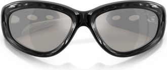 Diesel Dl 3015U Zonnebril - unisex - Zonnebrillen - Zwart - 63 MM - Accessoires