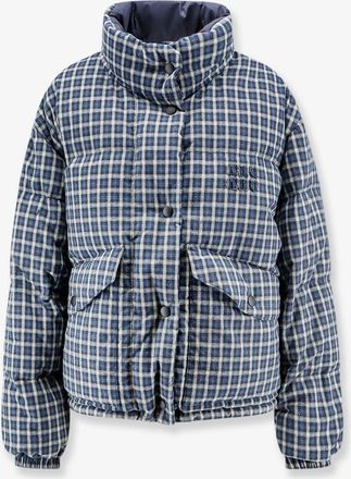 Miu Miu Piumino Madras reversibile in flanella - MIU MIU - gender_Woman