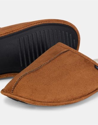 Farah Mens Ahlers Tan Slipper - Brown - Size: 11/11.5/12