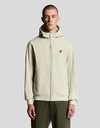 Lyle & Scott Lyle And Scott Mens Fleece Back Softshell Jacket - Brown - Size: 44/Regular