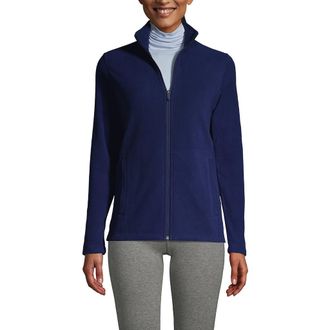 Lands End Anyweather Fleece Full Zip Jacket in Deep Sea Navy at Nordstrom, Size X-Small P